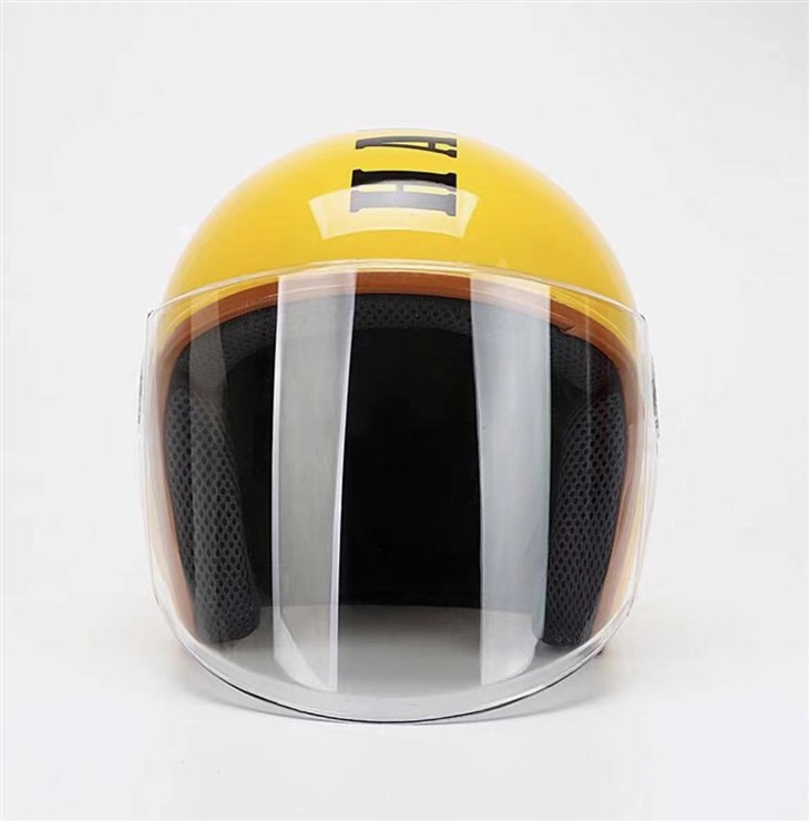 Fashionable Retro Electric Vehicle Helmet 3C Certified Four Seasons Anti-Fall TK-003